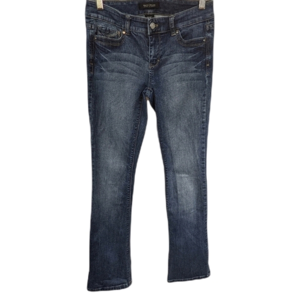 WHBM Blanc Boot Leg Jeans Sz 0 Regular - Picture 1 of 11